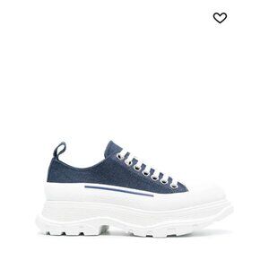 Used Alexander Macqueen lace-up platform sneakers